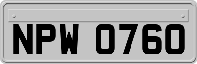 NPW0760