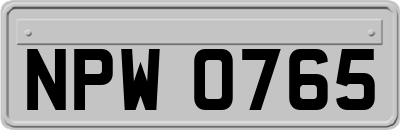 NPW0765