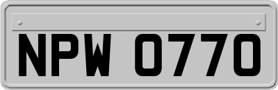 NPW0770
