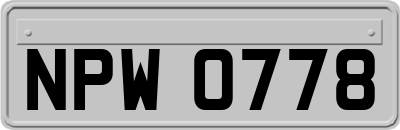 NPW0778