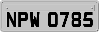 NPW0785