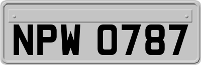 NPW0787