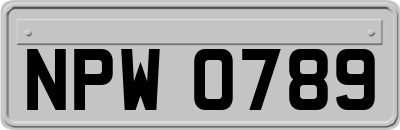 NPW0789