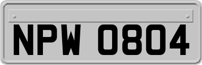 NPW0804