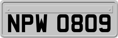 NPW0809