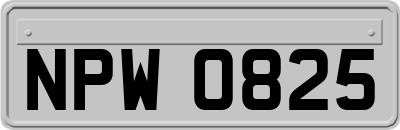 NPW0825