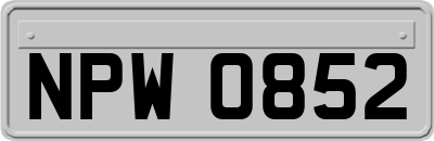 NPW0852