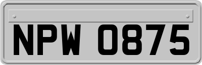 NPW0875
