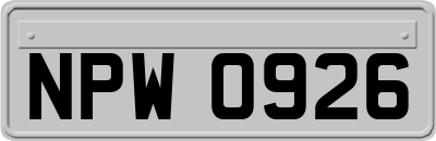 NPW0926