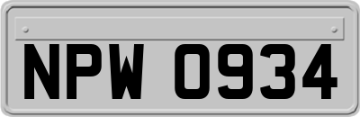 NPW0934