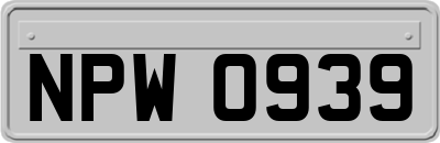NPW0939
