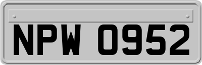 NPW0952