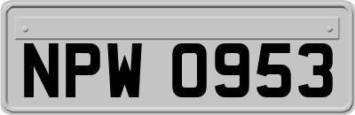NPW0953