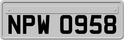 NPW0958