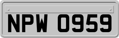 NPW0959