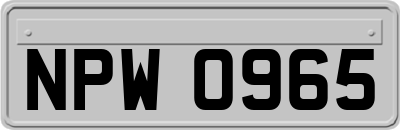 NPW0965