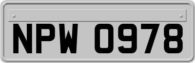 NPW0978