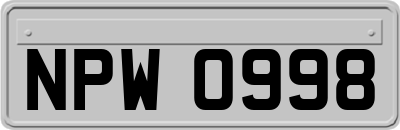 NPW0998