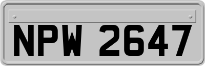 NPW2647