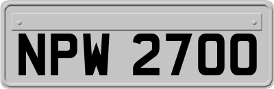 NPW2700