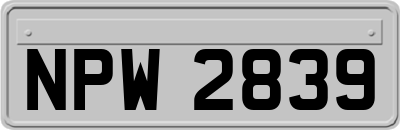 NPW2839