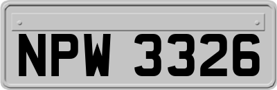 NPW3326