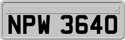 NPW3640
