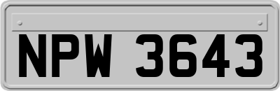 NPW3643