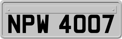 NPW4007