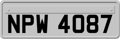 NPW4087