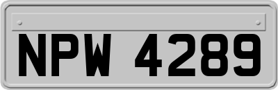 NPW4289