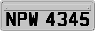 NPW4345