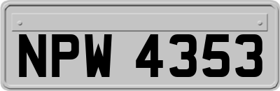 NPW4353