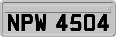 NPW4504