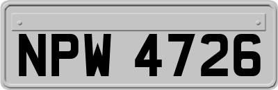 NPW4726