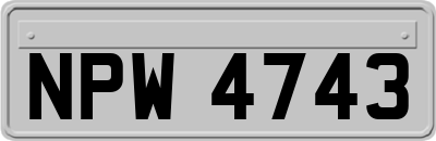 NPW4743