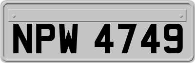 NPW4749