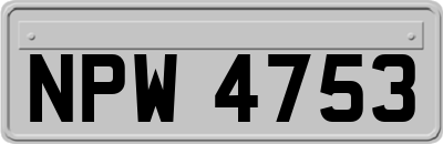 NPW4753