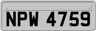 NPW4759