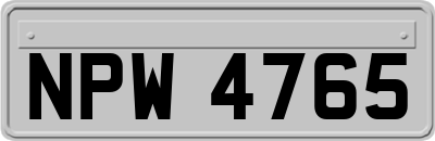 NPW4765