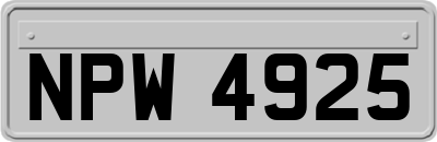 NPW4925