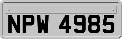 NPW4985