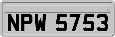 NPW5753