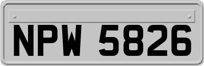 NPW5826