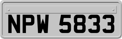 NPW5833