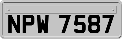 NPW7587