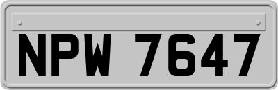 NPW7647