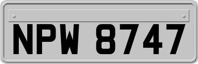 NPW8747