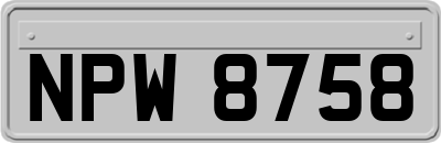 NPW8758