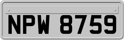 NPW8759